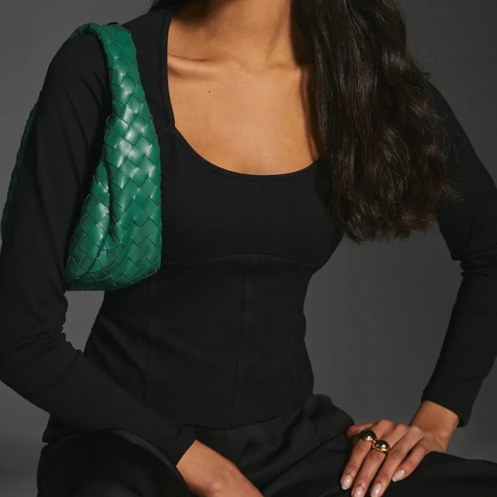 Maeve for Anthropologie Ponte Corset Top